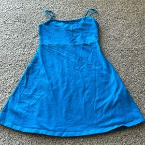 blue F21 mini dress
